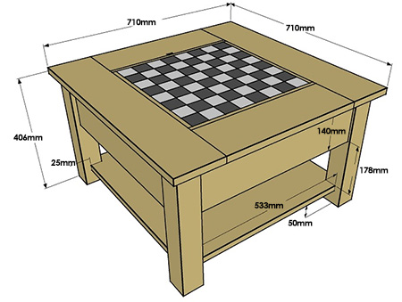 diy make a game table