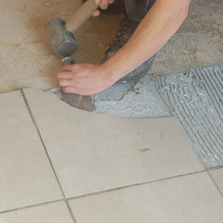 tiling tips - remove broken tiles