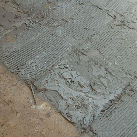 tiling tips - remove tile adhesive