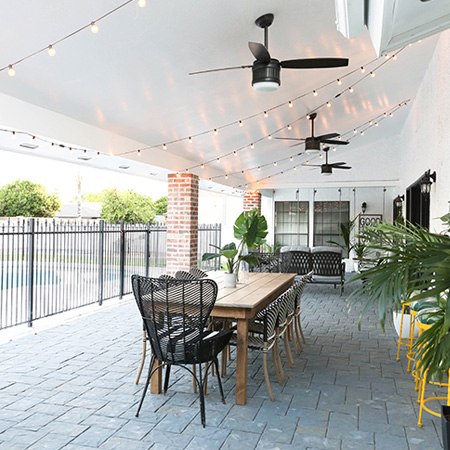 how to pave patio area