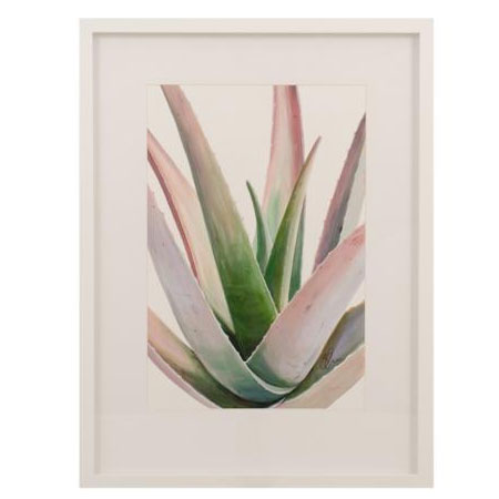 framed botanical print