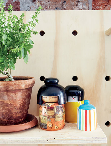 make a diy pegboard for a wall