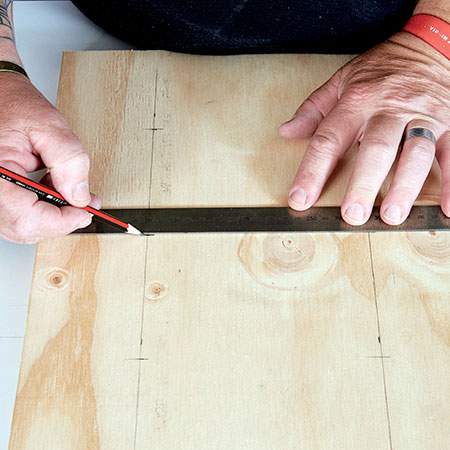 make a diy pegboard for a wall