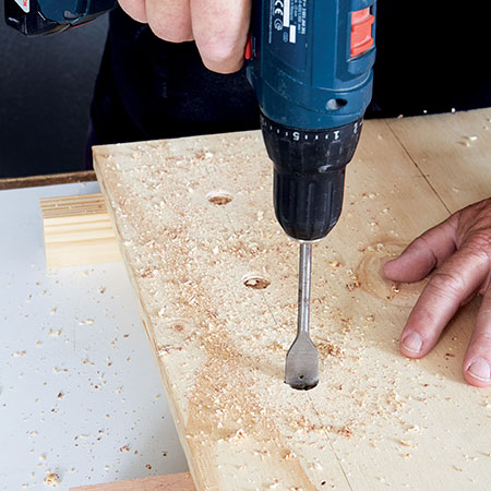 make a diy pegboard for a wall