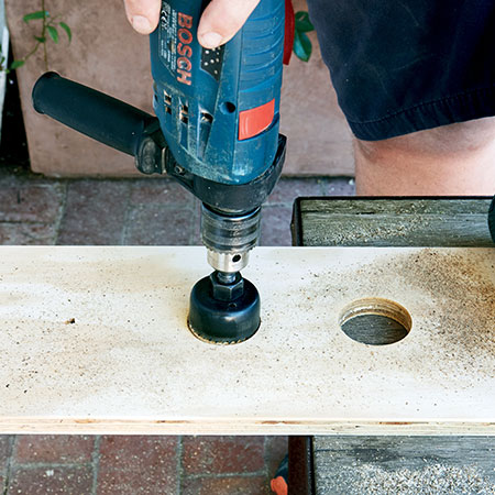 make a diy pegboard for a wall