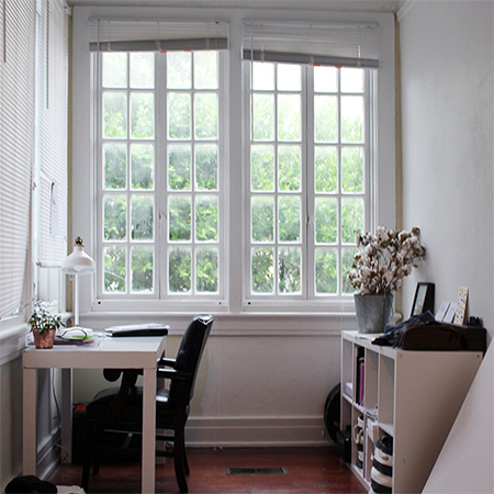 before and after home office makeover