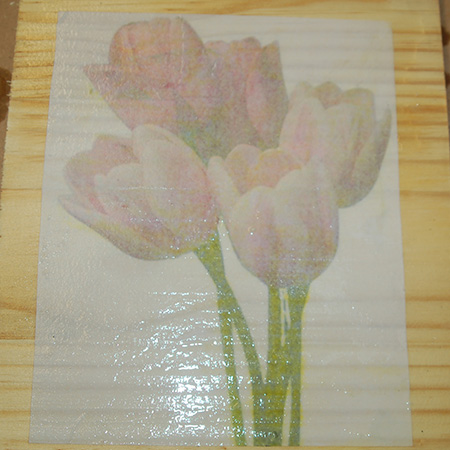 transfer image on to wood