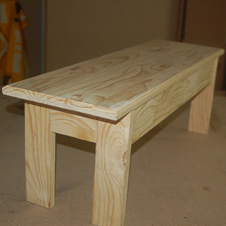 make an easy stool bench