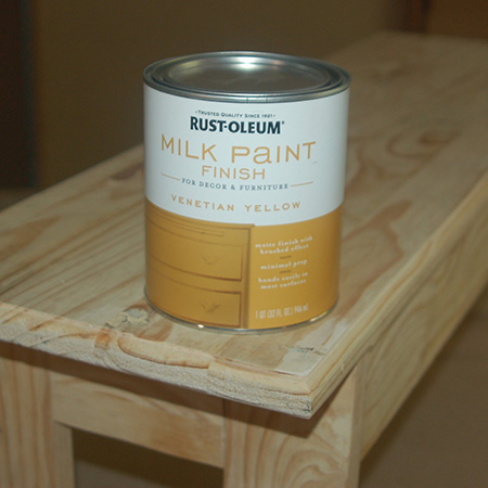 Rust-Oleum milk paint finish