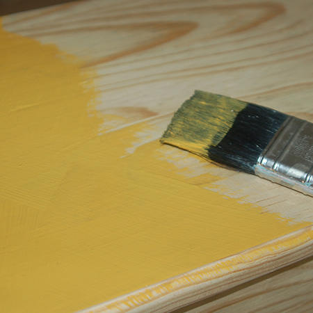 Rust-Oleum milk paint finish