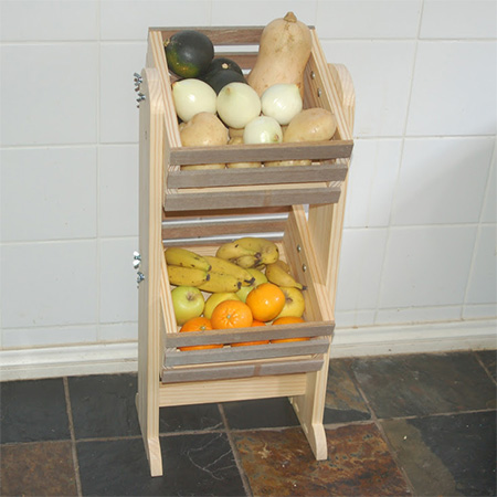 make a veggie rack