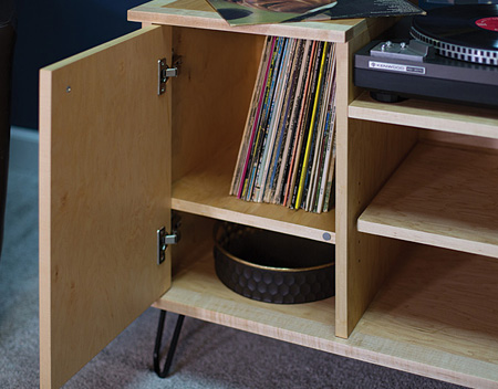 Home Dzine Home Diy Make A Cabinet For A Record Player
