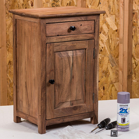makeover furniture with rust-oleum