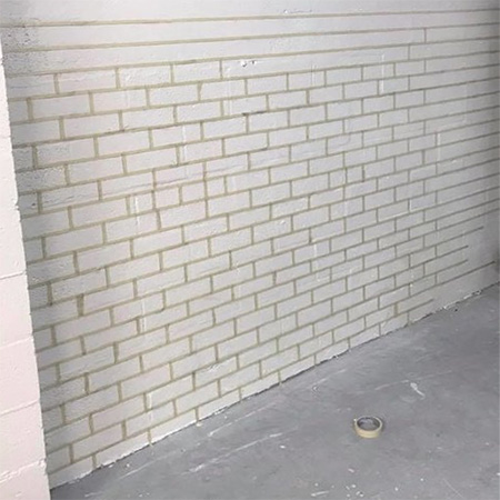 how to faux brick wall