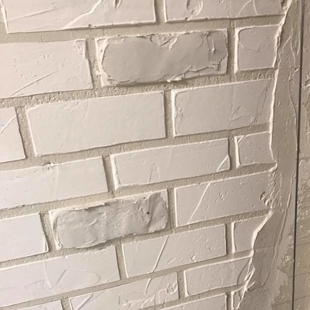 how to faux brick wall