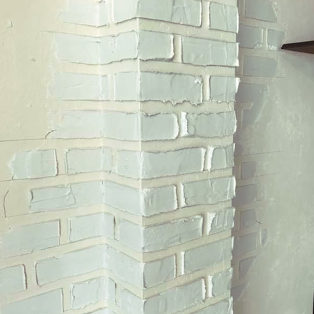 how to faux brick wall