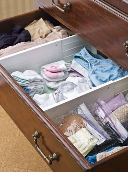 organise chest of drawers