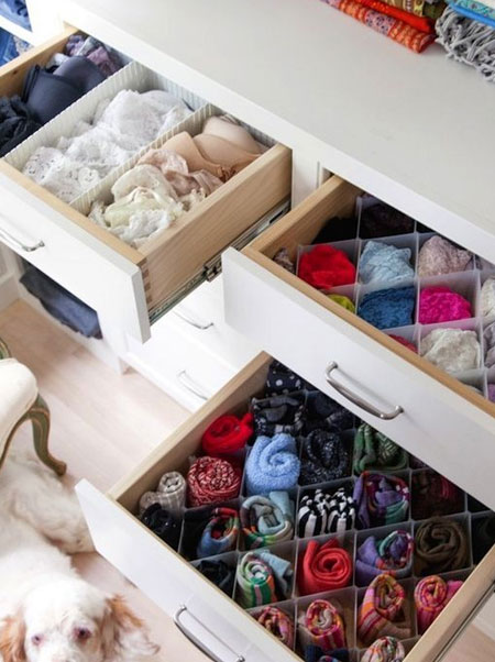 organise bedroom storage