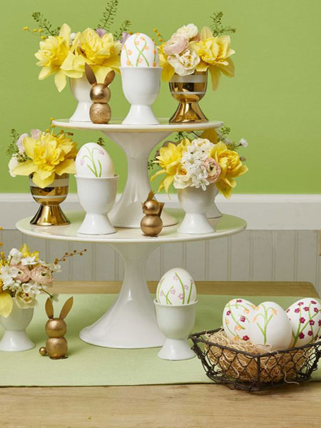 fun easter crafts for dining table