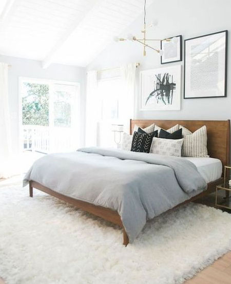 add warmth to winter bedroom