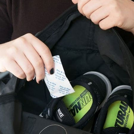 remove smells from gym bag