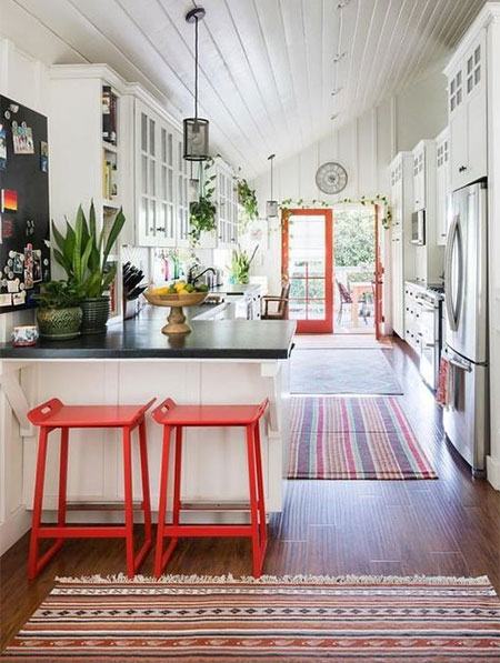 add some colour to a kitchen