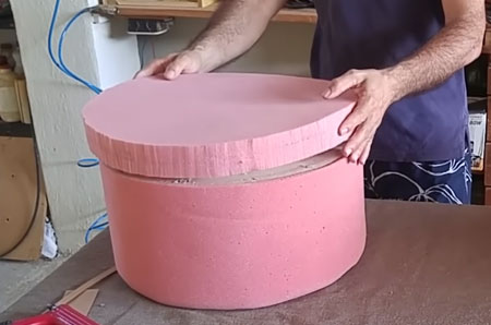 add top to footstools