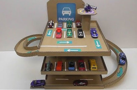 recycled cardboard projects for kids