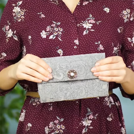 make designer clutch bag