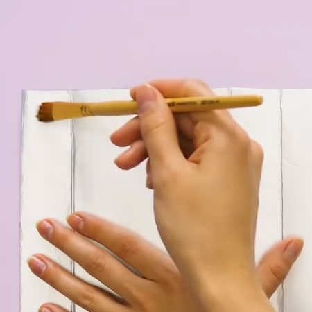 Make a designer clutch from recycled materials