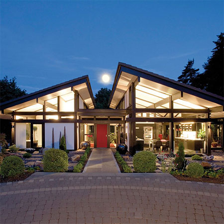 modern timber house construction