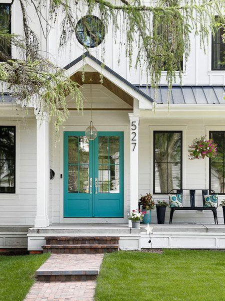 Add Curb Appeal with a new rustic Front Door