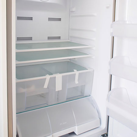 how to clean inside fridge