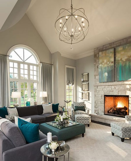 decorate living room for spring