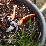 sharpen garden tools