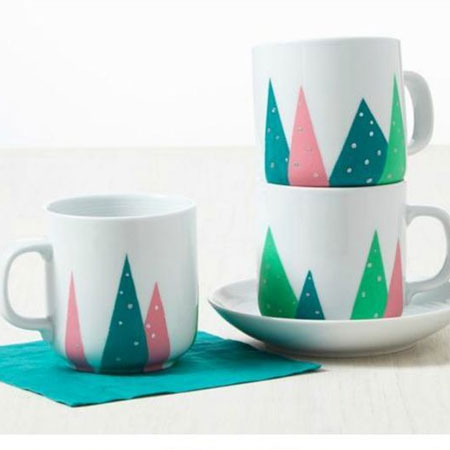 paint plain crockery with ceramic paint