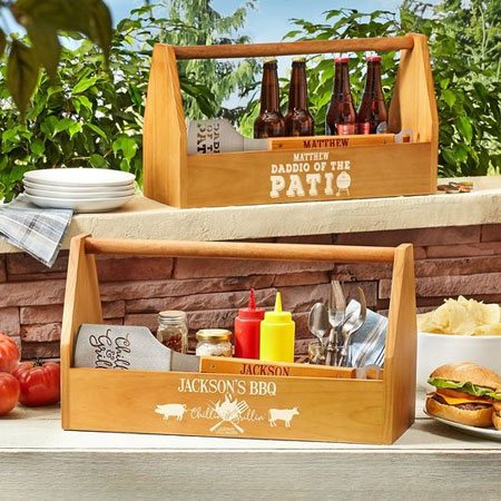 make a beer or braai caddy