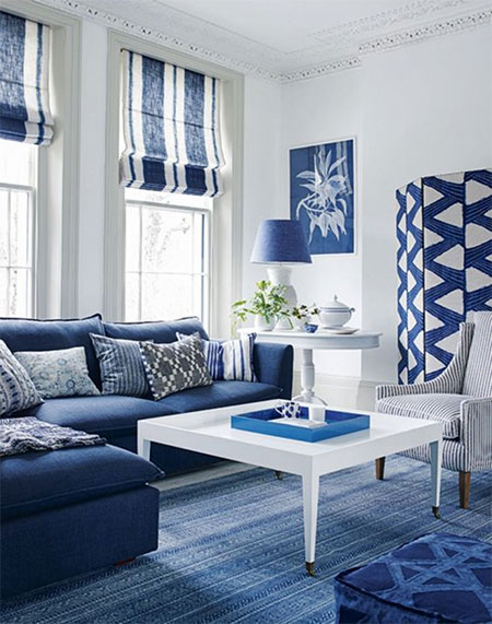 decorate with classic blue