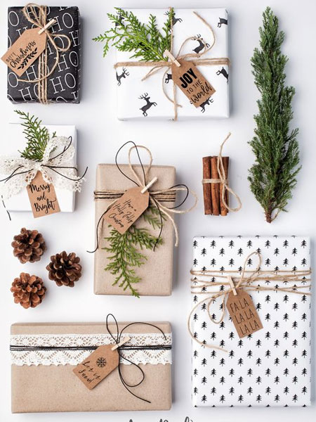 natural gift wrapping ideas