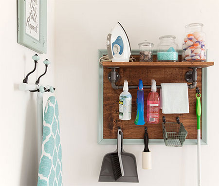 DIY laundry organiser