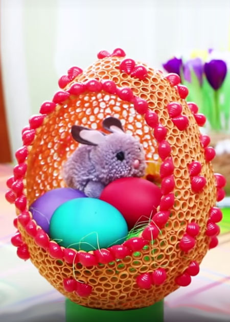 pasta shell easter eggs