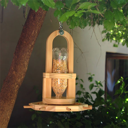 Home Dzine Garden Ideas Make This Unique Bird Feeder