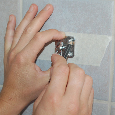Add a Latch to a Bathroom Door