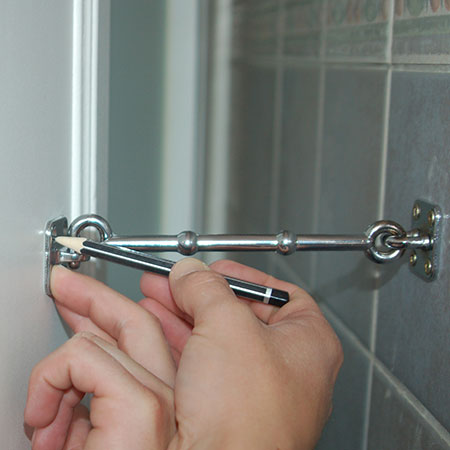 Add a Latch to a Bathroom Door