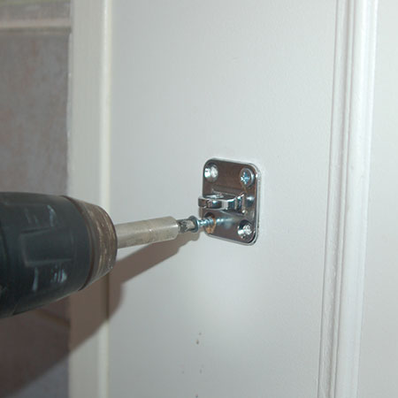 Add a Latch to a Bathroom Door