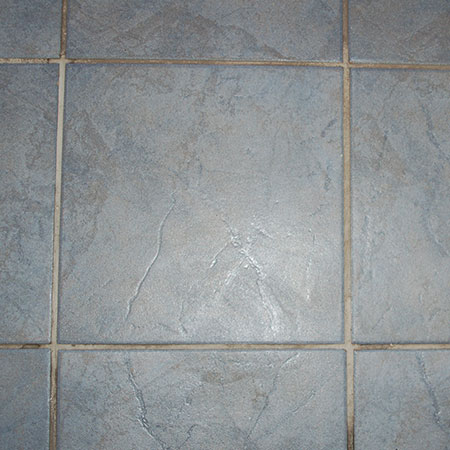 clean grout lines between tiles