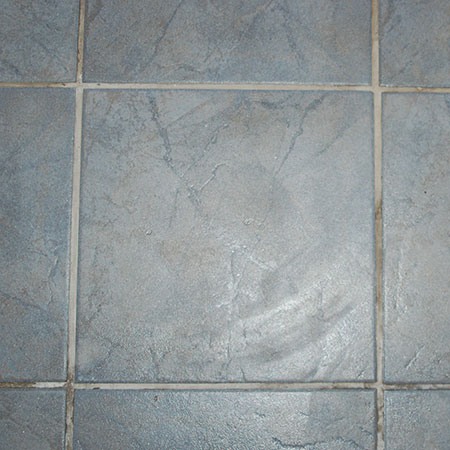 clean grout lines between tiles
