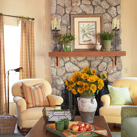 fireplace feature easy ideas