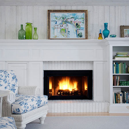 turn fireplace into a feature