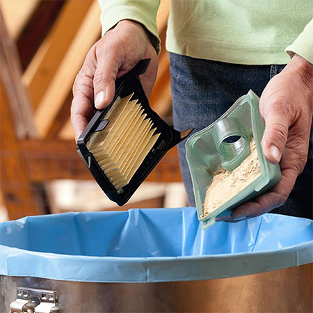 using the right sander